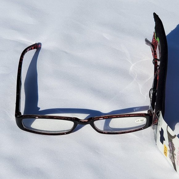 Flip Eyewear Readers +1.50 Black/Red - Picture 2 of 7